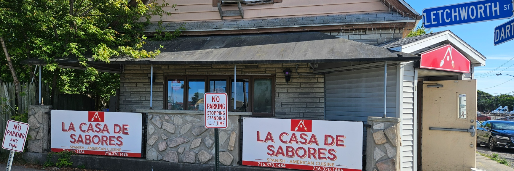 la casa de sabores dominican restaurant at 1 letchworth street in buffalo, ny 14213