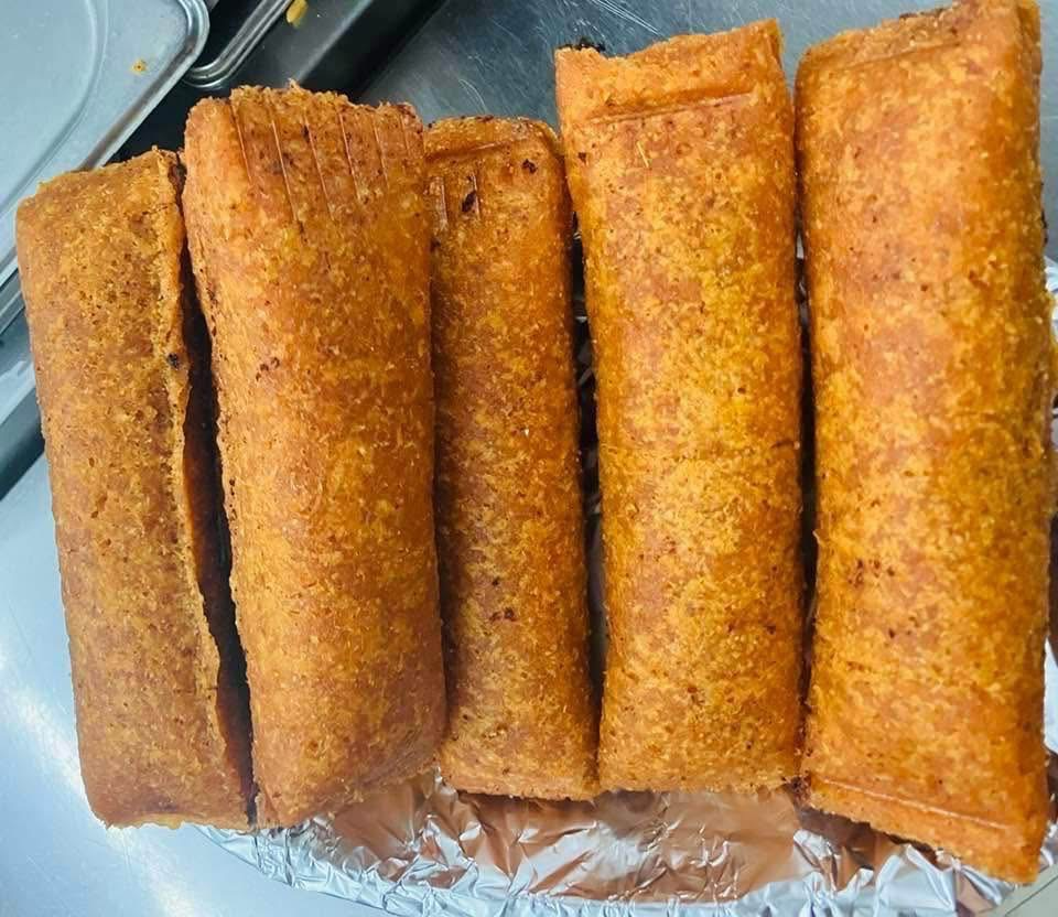 alcapurias de beef at el punto boricua